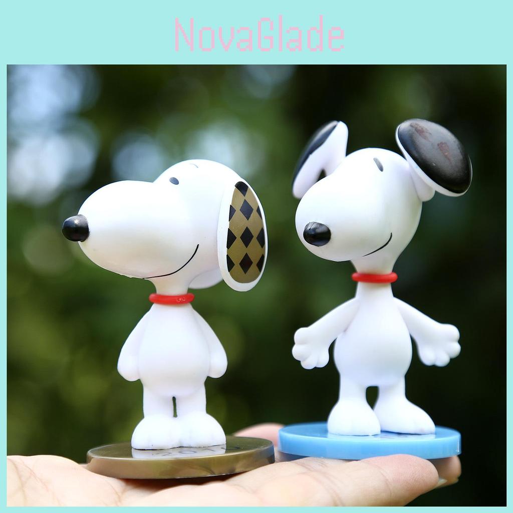 Snoopy Pvc Collectible Figures With Cute Cartoon Design For Kids And Fans