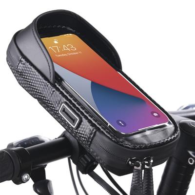 Machi No Nami Bicycle Smartphone Top Tube Bicycle Bike Holder Holder, Bag, Waterproof, Shockproof, 360-Degree Rotating, Bag, Bike/Road