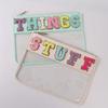 Colorful Patch Repair Rainbow Chenille Alphabet Letter Patches Star Shape Waterproof Sewing Fabric Sticker