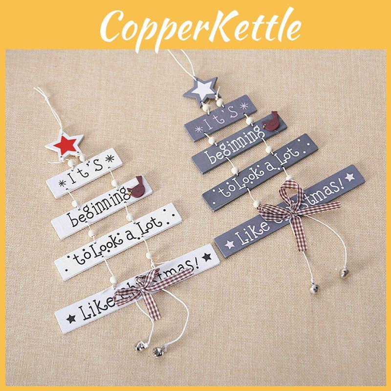 High Quality Christmas Wooden Pendant Decor For Stylish Living Room Accents