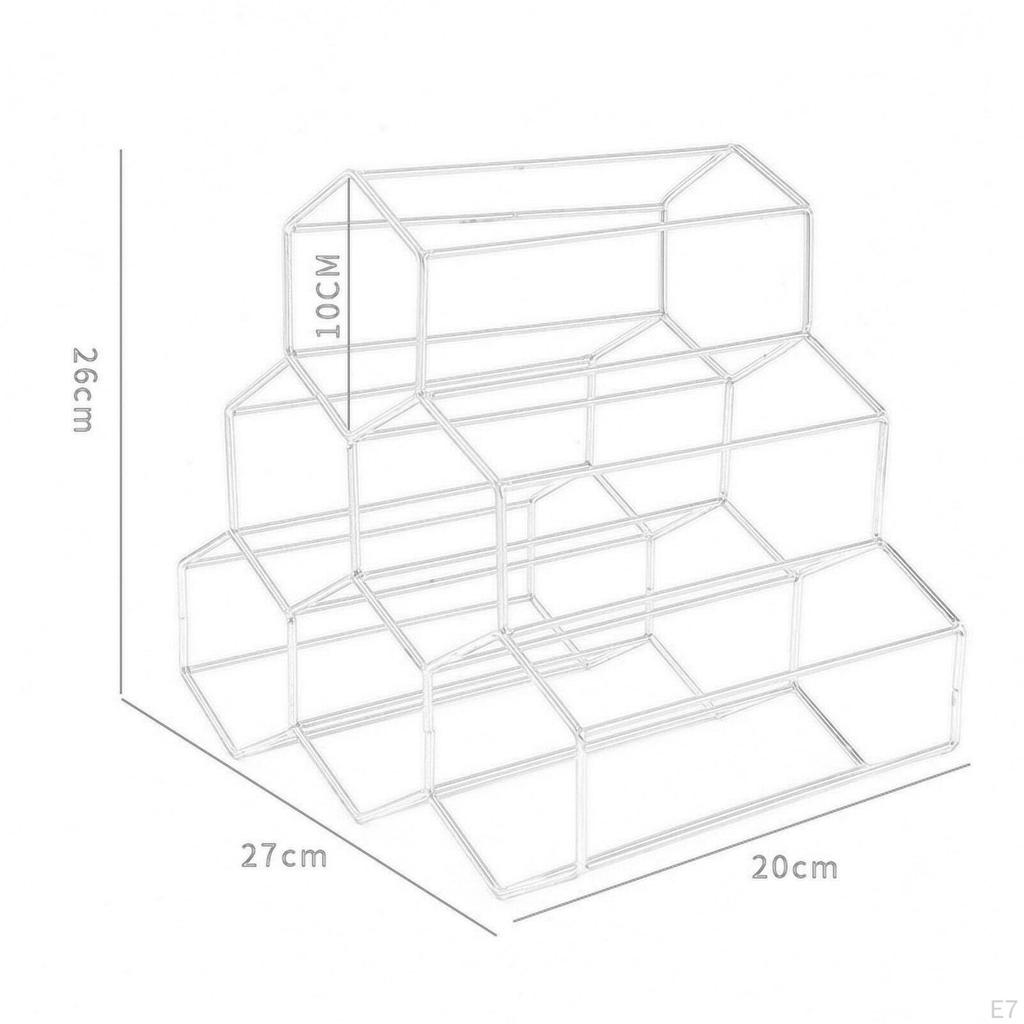 Elegancki uchwyt na butelkę wina do stylowego wystroju domu