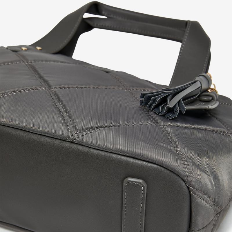 Esquire Collection Esquire Quilted Tote Bag Grey