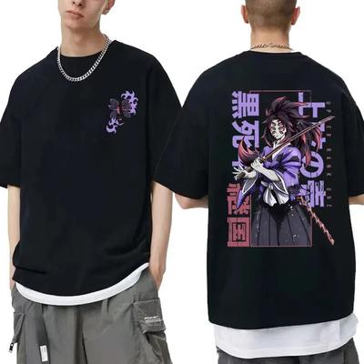 Japanese Anime Demon Slayer T-shirt Summer Unisex Women High Quality Unisexga Oversized T Shirts Tsugikuni Michikatsu Graphic Tshirt