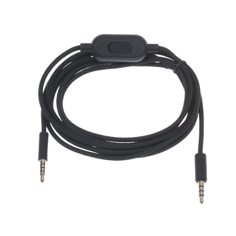 Gaming Headset Cable Woven Earphone Cord With Volume Control And Mute Switch For G Pro G Pro X G433 G233 New
