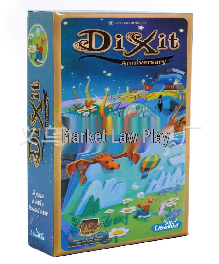 Dixit Odyssey: Gioco di Società Strategico in Inglese con Frammenti di Parole e Tappetino di Gioco