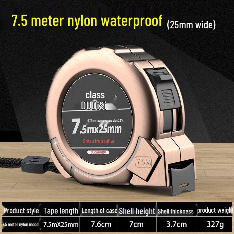 High Precision Tape Measure: 3m, 5m, or 7.5m Steel Ruler for Woodworking and Measuring