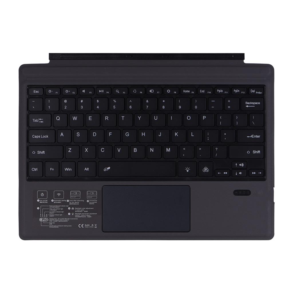 Gaming Keyboard with Backlight Mini Portable Wireless Keyboard for Microsoft Surface Pro 3/4/5/6/7 Lightweig