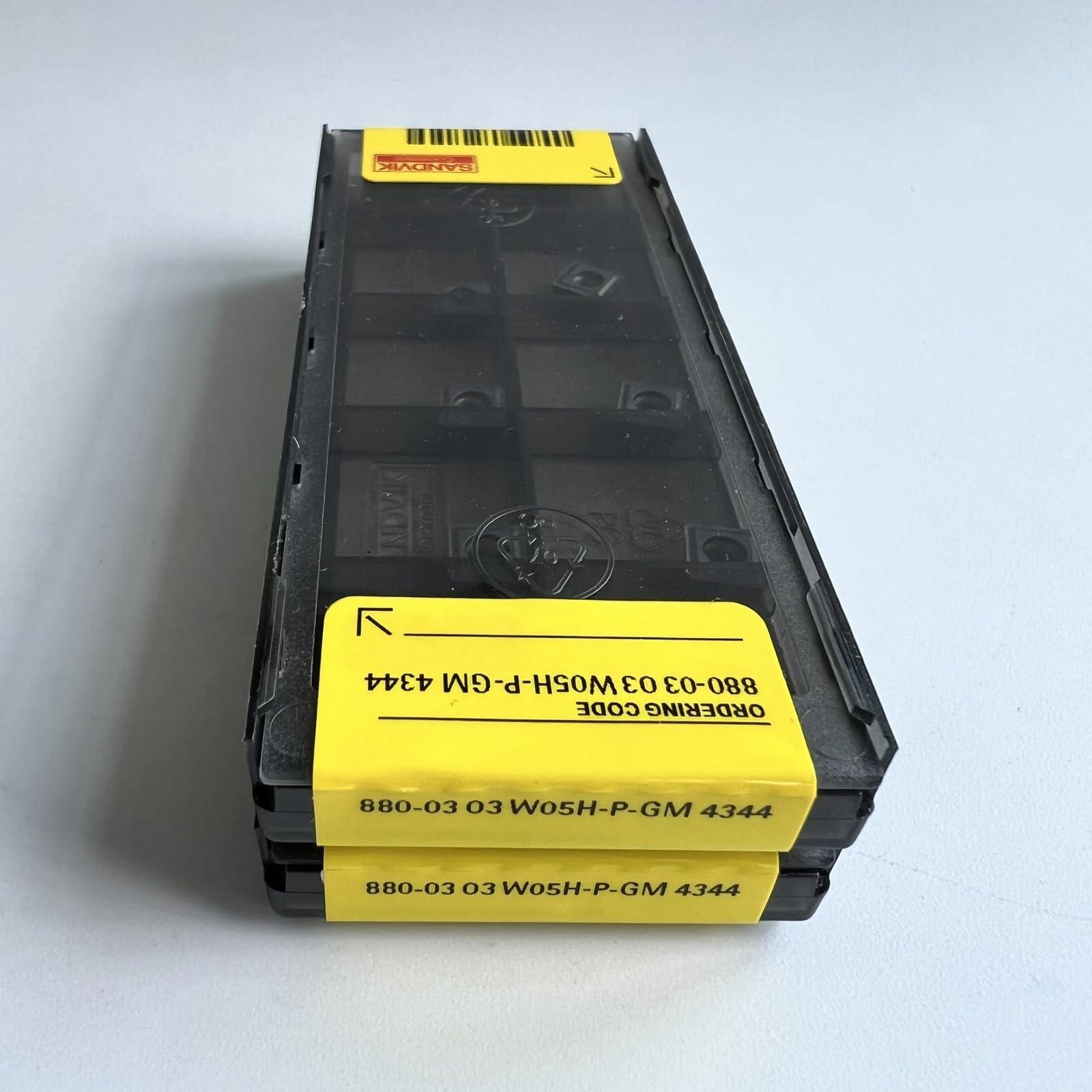 

Original Sandvik / 880-0303W05H-P-GM 4344 / CNC lathe carbide blade 10 PCS
