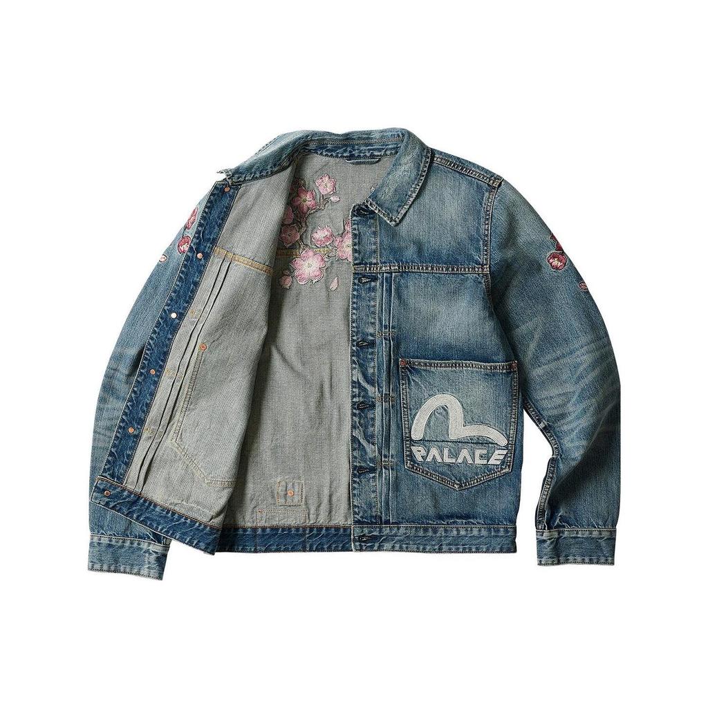 PALACE X Evisu Type One Denim Jacket P24EVJK001