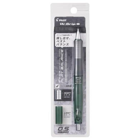 PILOT Mechanical Pencil Doctor Grip CL Play Balance 0.5mm Clear Moss Green HDGCL70RCMSG