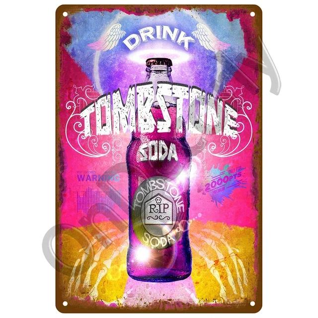 Vintage Metal Plaque Sign  Beer  Cocktail Wall Art for Bar Pub Club Man Cave  Retro Tin Sign Decor  Iron Painting Poster for Hom