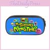 My Singing Monsters Student Pencil Organizer With Spacious Compartments For School Use
