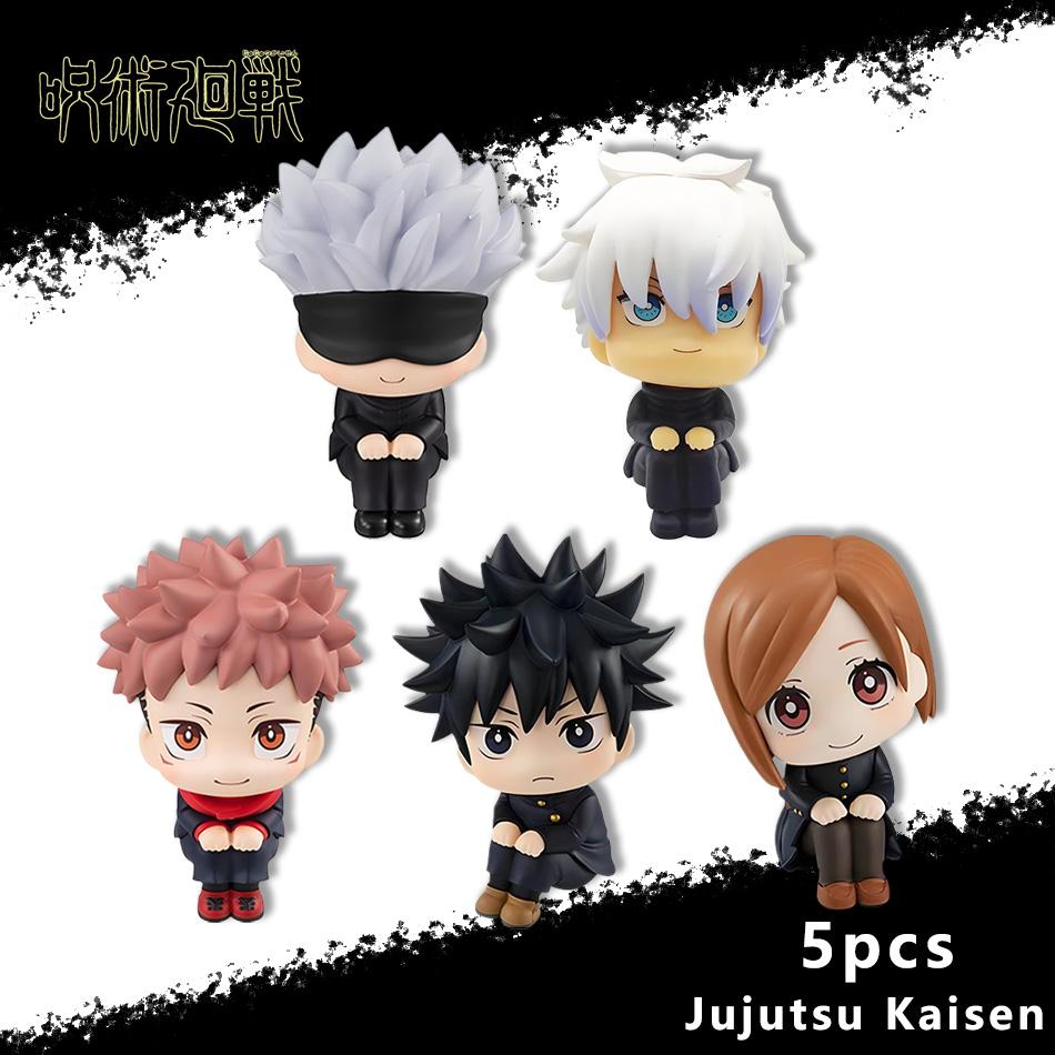 7-9cm Anime Jujutsu Kaisen Figure Itadori Yuji Gojo Satori Fushiguro Megumi Kugisaki Kawaii Toy Car Decoration PVC Model Gift