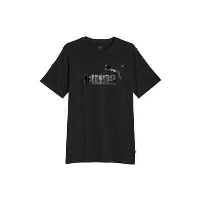 Casual Camouflage Print Breathable Round Neck American Vintage Short Sleeve T-Shirt Men Tops Black 675942-01