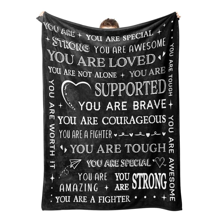 SteadStyle Gifts for Women Men- Get Well Soon Blanket Sympathy Gifts Her Him Thinking of Inspirational Gift Blanket for Friend