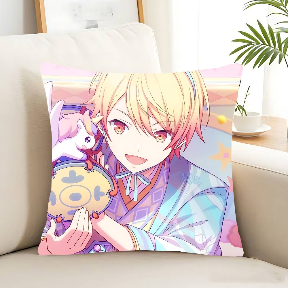 Tenma Tsukasa Cartoon Pillow Case Removable Washable Cushion Cover – All-Season Soft Linen