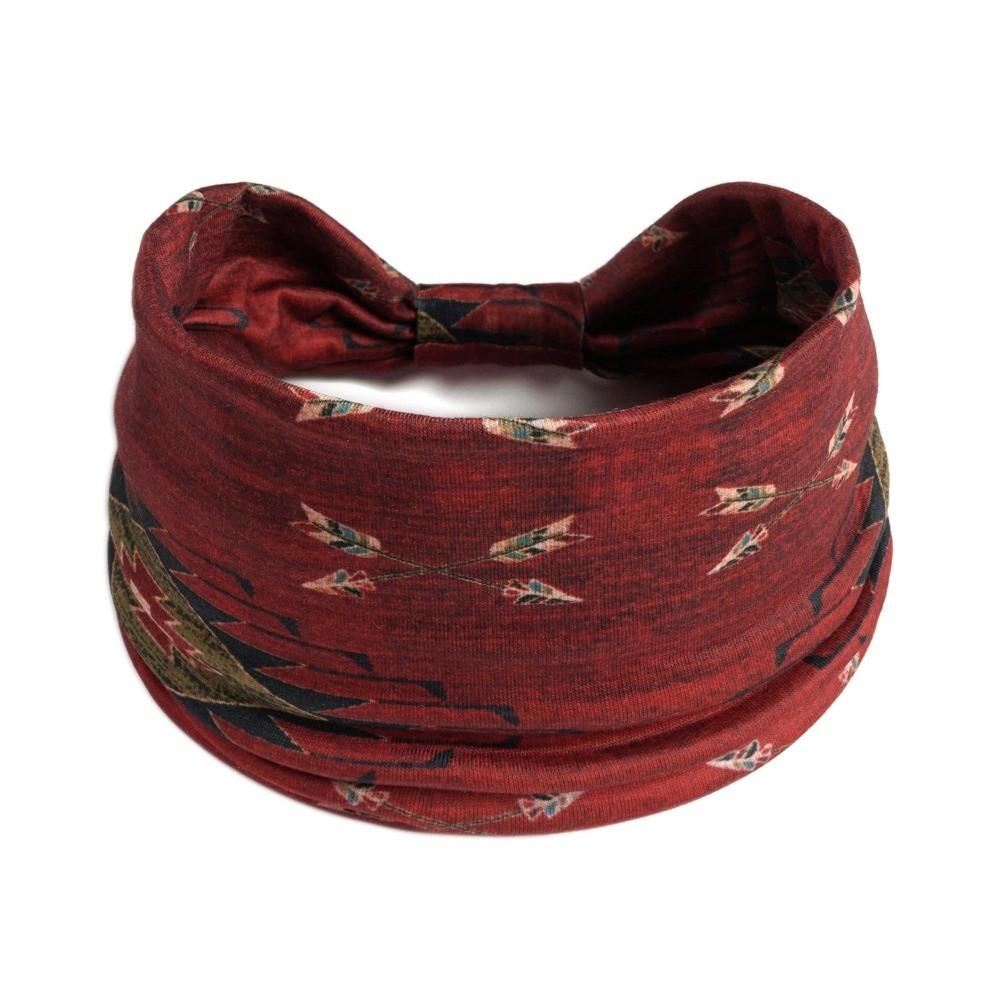 Portable Knot Boho African Headband Elastic Sweat Absorbent Turban Headwrap Yoga Headband Hair Accessories