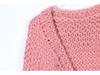 Women's European & American Style Lantern Sleeve Tassel Cardigan - Handmade, Thick, and Cozy for Fall & Winter