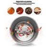 220V Electric Coffee Flavor Grinder Chamber Heavy Type Motor Plastic Rustless Steel Design Overheat Protection