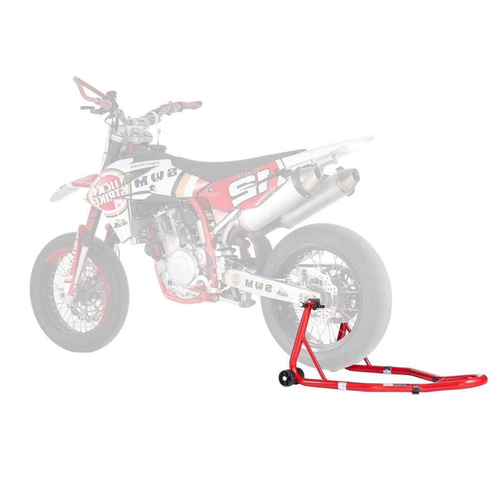 Motorcycle Stand Lift 850 Lbs Rear Spoolift Paddock Swingarm Arm Red