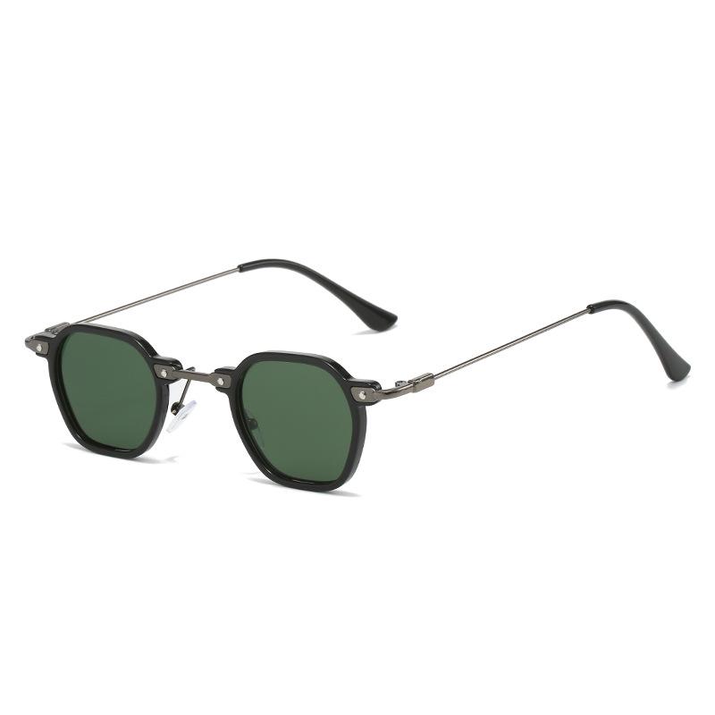 Hot Punk Small Frame Hip Hop Sunglasses - Stylish European & American Avant-garde Unisex Eyewear