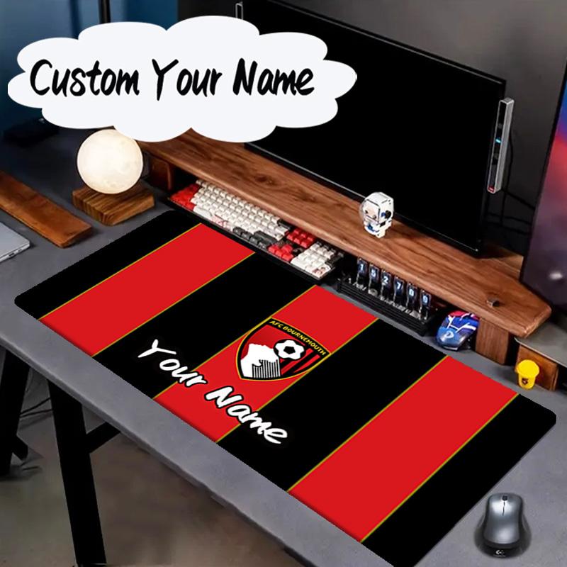 Custom Name Mouse pad Afc Bournemouth Crest Mouse pad, Gaming Mouse Pad, keyboard pad, Desk Decor for computer notebook Fan Birthday Gift