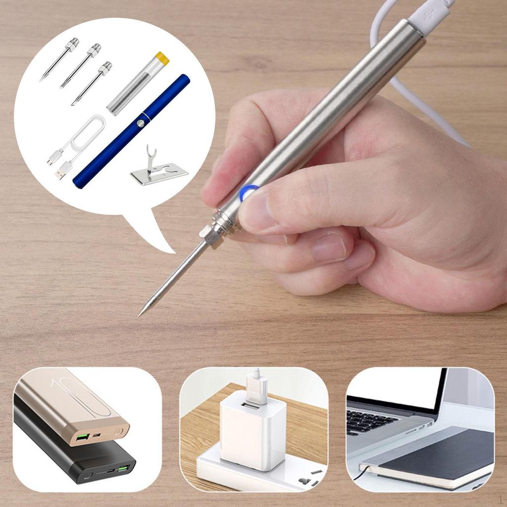 Pájecí sada 1100mAh baterie nastavitelná teplota pro opravy