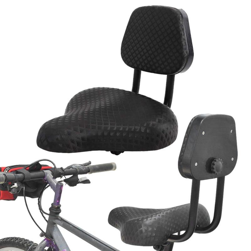 Bike Seat With Backrest Universals Bicycle Saddle With Ergonomic Back Support Leather Cycling Seat Cushion Cycling Accessories