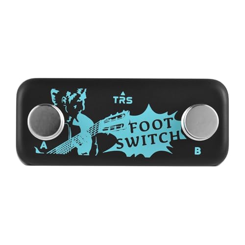 

Btuty Dual Footswitch Pedal Effect Controller Pedal A B Channel Footswitch 6.35mm Stereo Input Plug and Play Comprehensive Effect Controller Control E