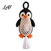 Seasonal Craft Kits Crochet Animal Bag Holder DIY Kit Hanging Plastic Make Easy Patterns Cute Raccoon Highland Cow Organizer for Home Kitchen Decor,
