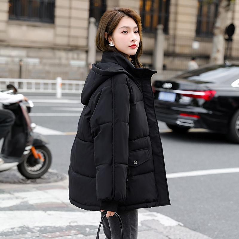 Padded Jacket Foreign Style New Winter Hooded Shoulder Sleeve Cotton Jacket Fashion Thickened Warm Padded Jacket