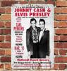 Johnny Cash Konzert Metallblechschild xaluminium