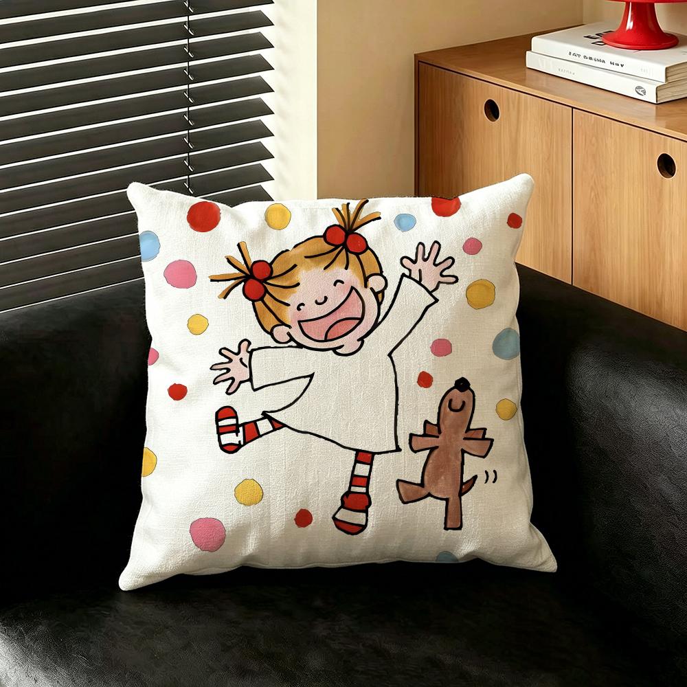 Character CCoco GGirl Cushion Cover Creative pillowcases for interior decoration office living room home Car hot