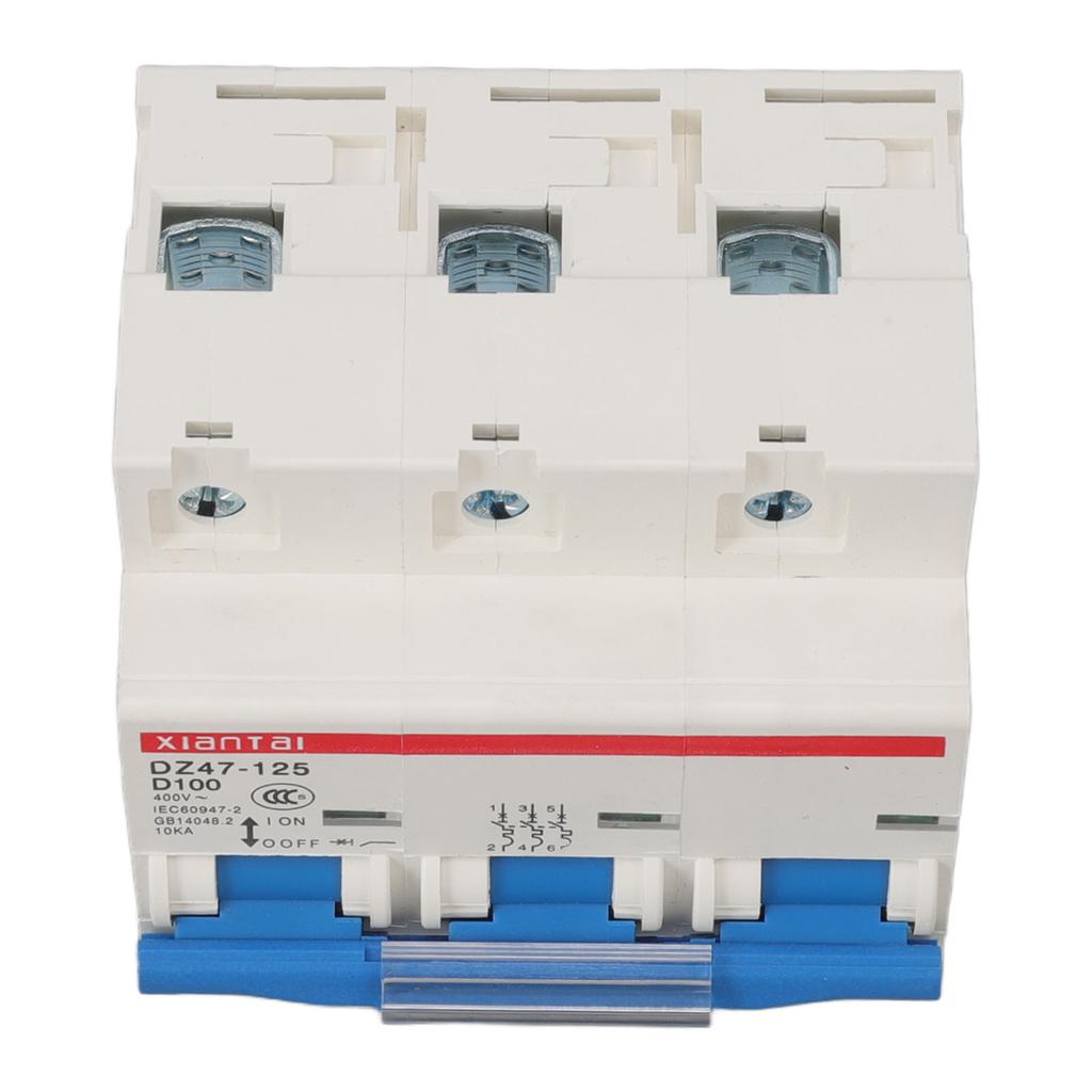 Mini Circuit Breaker 3P 100A 400V High Safety Overload Protection Miniature Circuit Breaker for