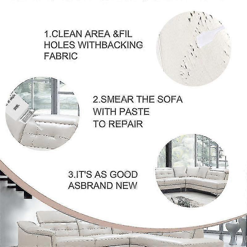Leather Repair Cream Leather Scratch Crack Leather Repair Car Leather Seat Leather Sofa Repair Cream Multi-color 20ml