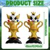 4D Standing Football & Rugby Balloons, Trophy Soccer Balloon Pile, Ideal for Birthday Party Decorations, Sports Theme Party Supplies & Gifts