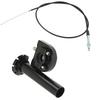Universal Motorcycle CNC Aluminum Accelerator Throttle Twist Grips Handlebars Cable for Honda CRF230 CR80 Kawasaki KLX Dit Pit B Throttles 2