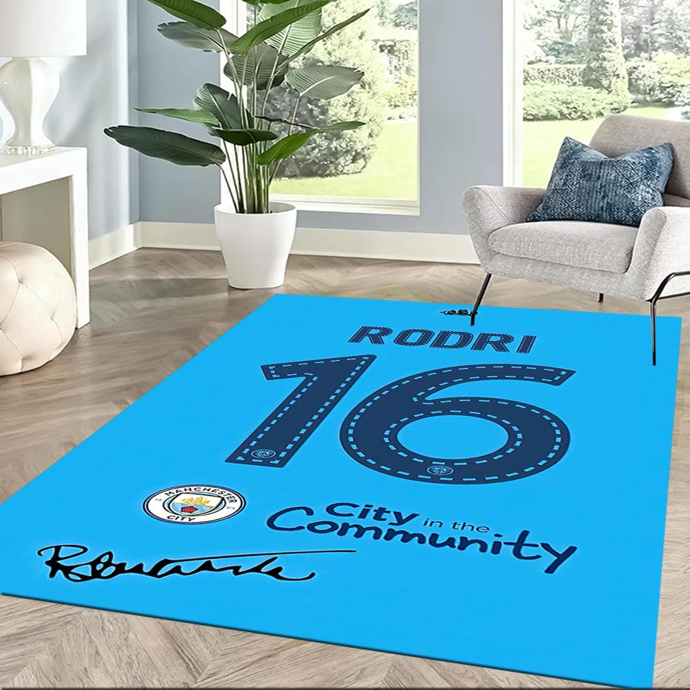 Manchester City Carpet Design For Balcony Living Rooms Outdoor Kitchen Antislip Rug Decorate Offices Spiritual Gift