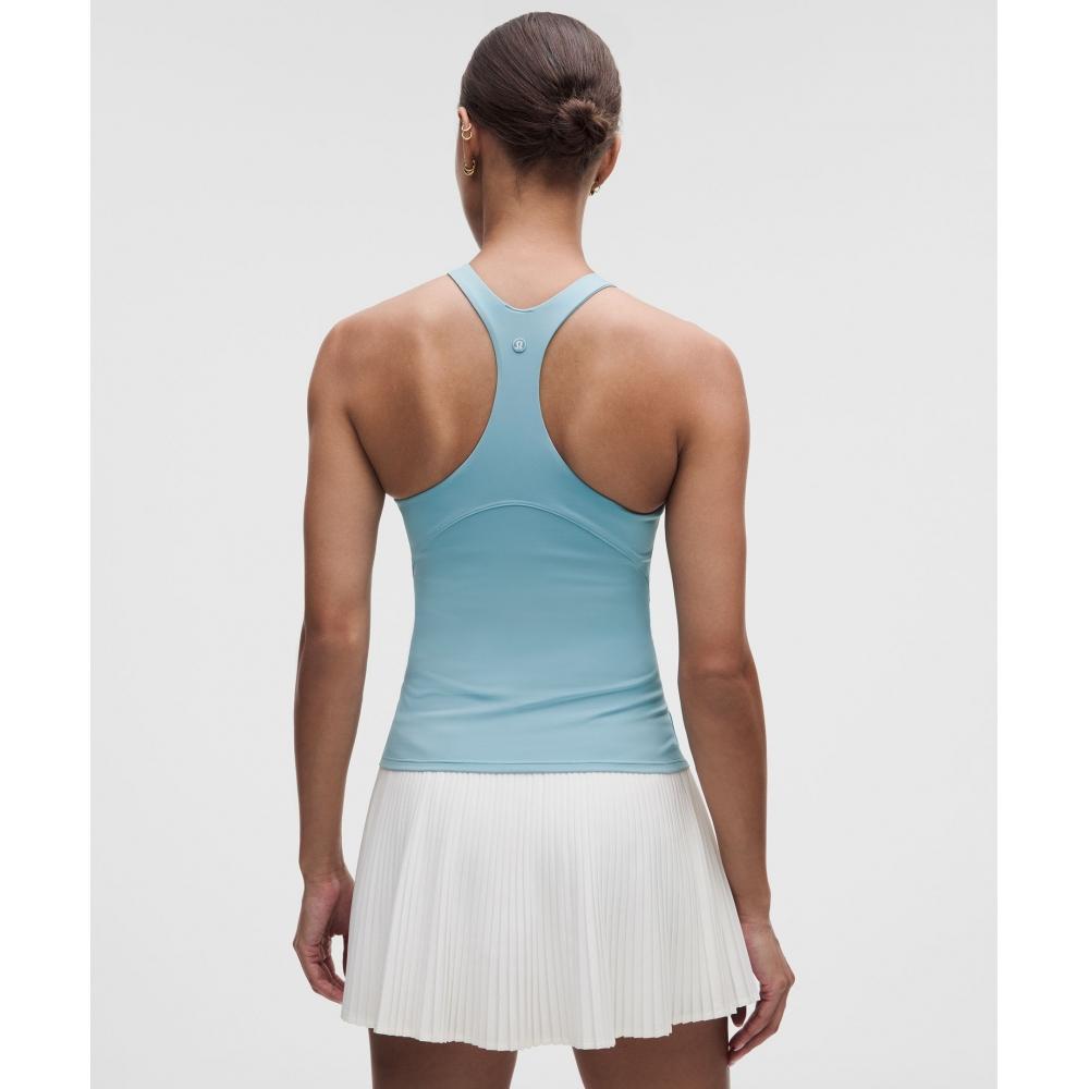 Lullulemon Racerback High-Neck Tennis Tank Top *B C Cup Seaf