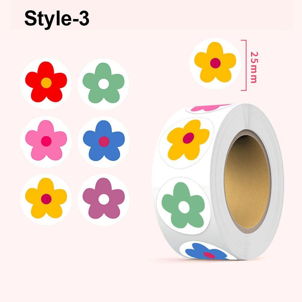 500Pcs/Roll Self-adhesive Praise Stickers Animal Reward Stickers Durable Inspirational Stickers