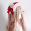 Original Lolita Strawberry Polka Dot Headband Sweet Lolita Lo Hair Accessories Cake Top Hat Hair Accessories