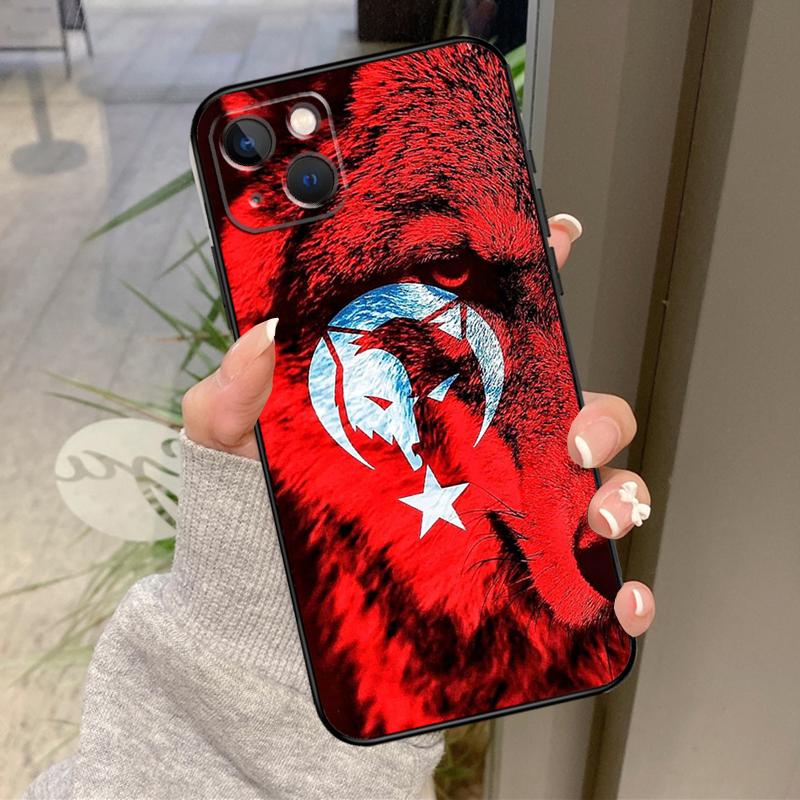 Türkei Türkische Flagge Hülle Für iPhone 17 Air 16 15 14 13 11 12 Pro Max Plus 12 13 Mini 16e 17 Pro Max Rückseite