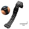 Stainless Steel Watchbands Adapter for CASIO G-Shock Modified GG-1000/GWG GSG-100 Men's Black Bracelet Strap Watch Chain
