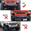 Nebelscheinwerferabdeckung Frontstoßstange Nebelscheinwerferabdeckungen Zierblende Für Jeep Wrangler JL 2018+ 10th Anniversary Rubicon Stahl Frontstoßstange