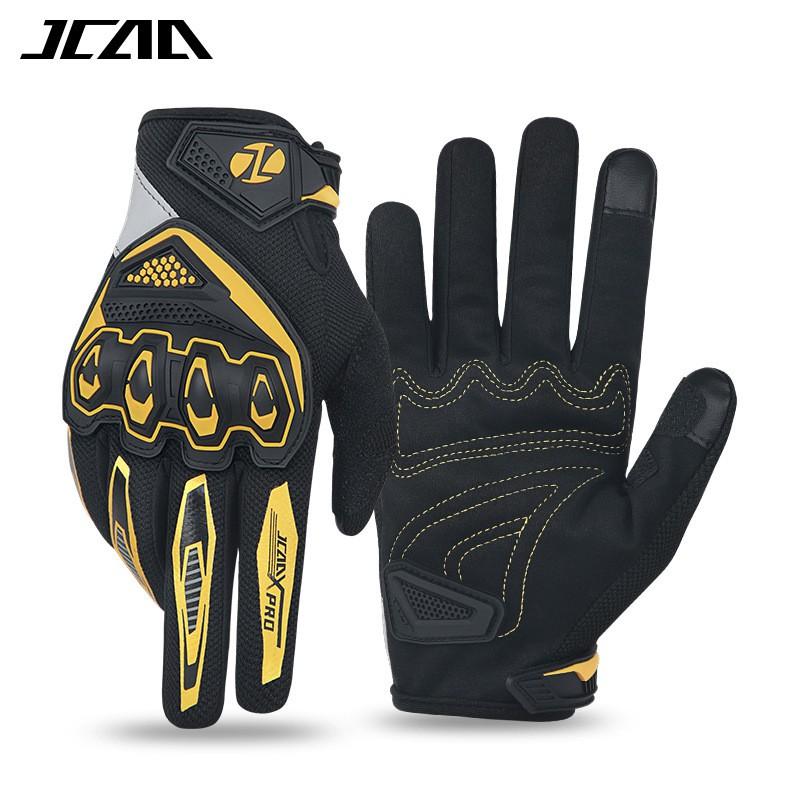 Motorcycle Gloves Men Women Full Finger Protective Gear Cycling Safety Riding Breathable Anti-Slip Impact Resistant
