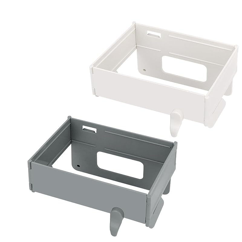 

Homgaty garbage bag holder foldable [Set of 2] poly bag holder plastic bag hanger garbage bag hook towel rack kitchen stainless steel wall hanging