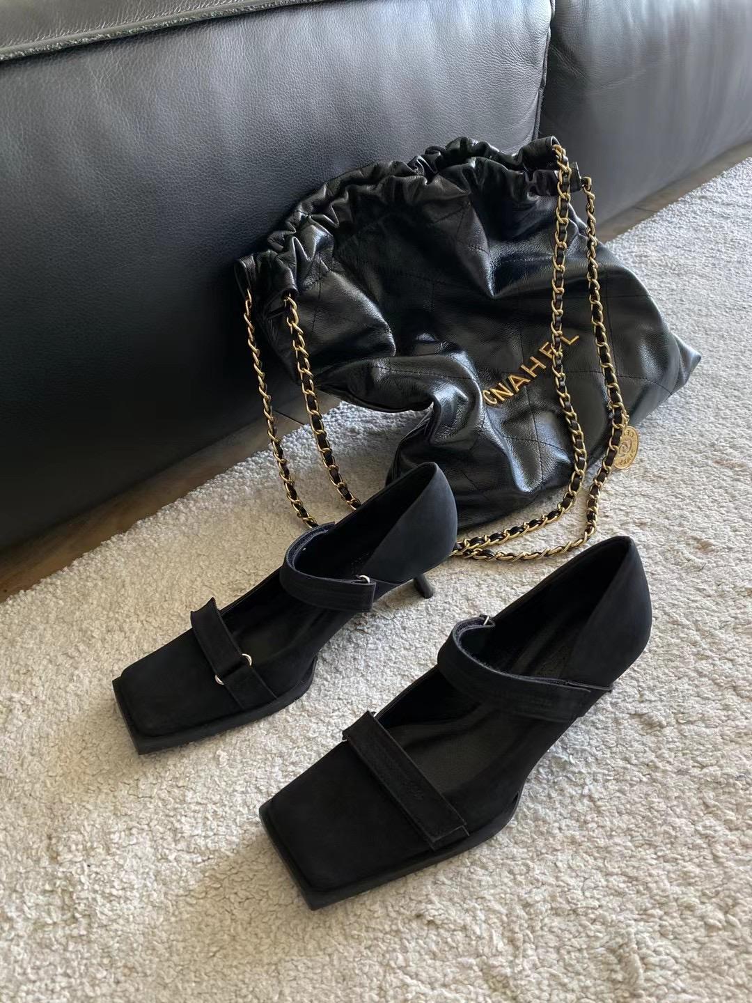 

мода квадратный носок женские туфли-лодочки серебристо-черные модные туфли на тонком среднем каблуке с перекрестной повязкой сексуальные туфли для офиса элегантные туфли для женщин 5.5