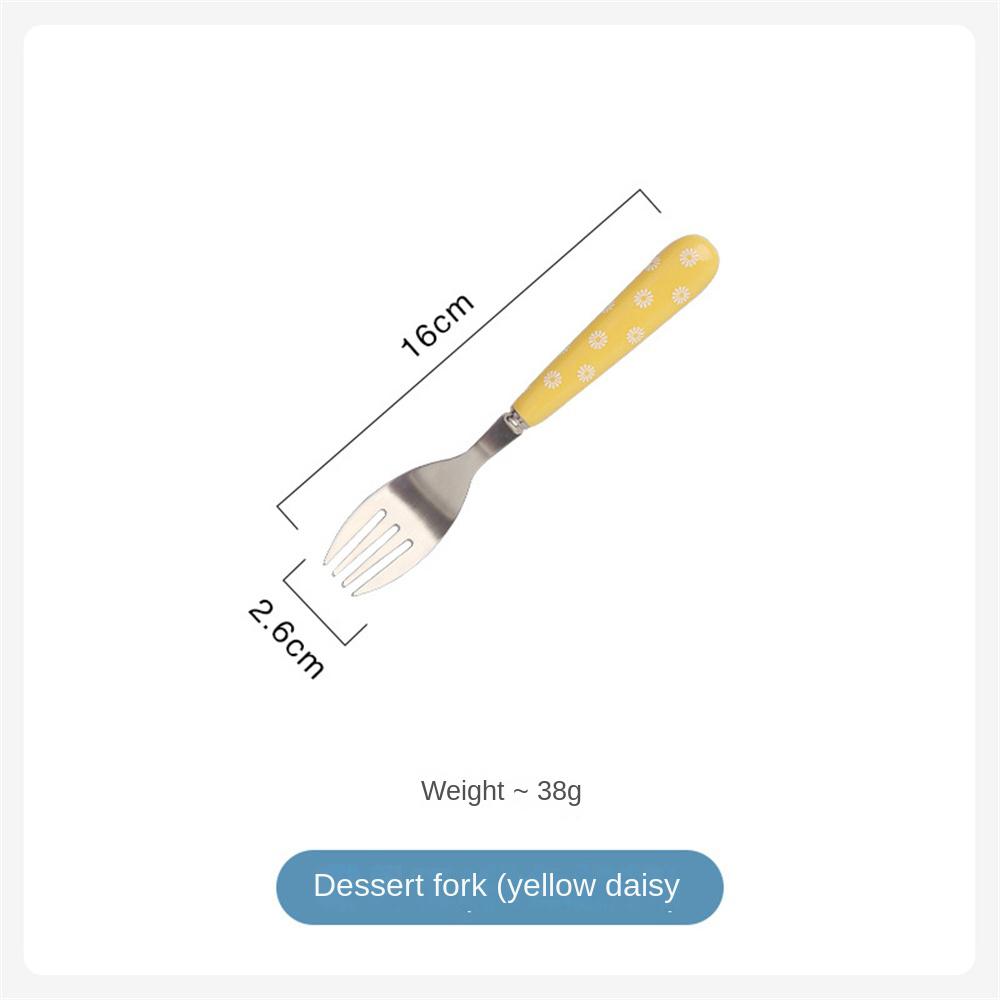 Children Tableware Stainless Steel Spoon Body Forging Cartoon Lovable Portable Creative Idea Childrens Dessert Spoon And Fork