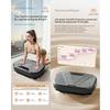 Plataforma vibratoria entrenador cardiovascular para casa, entrenador vibratorio eléctrico anticelulítico para el cuerpo, carga 175 kg