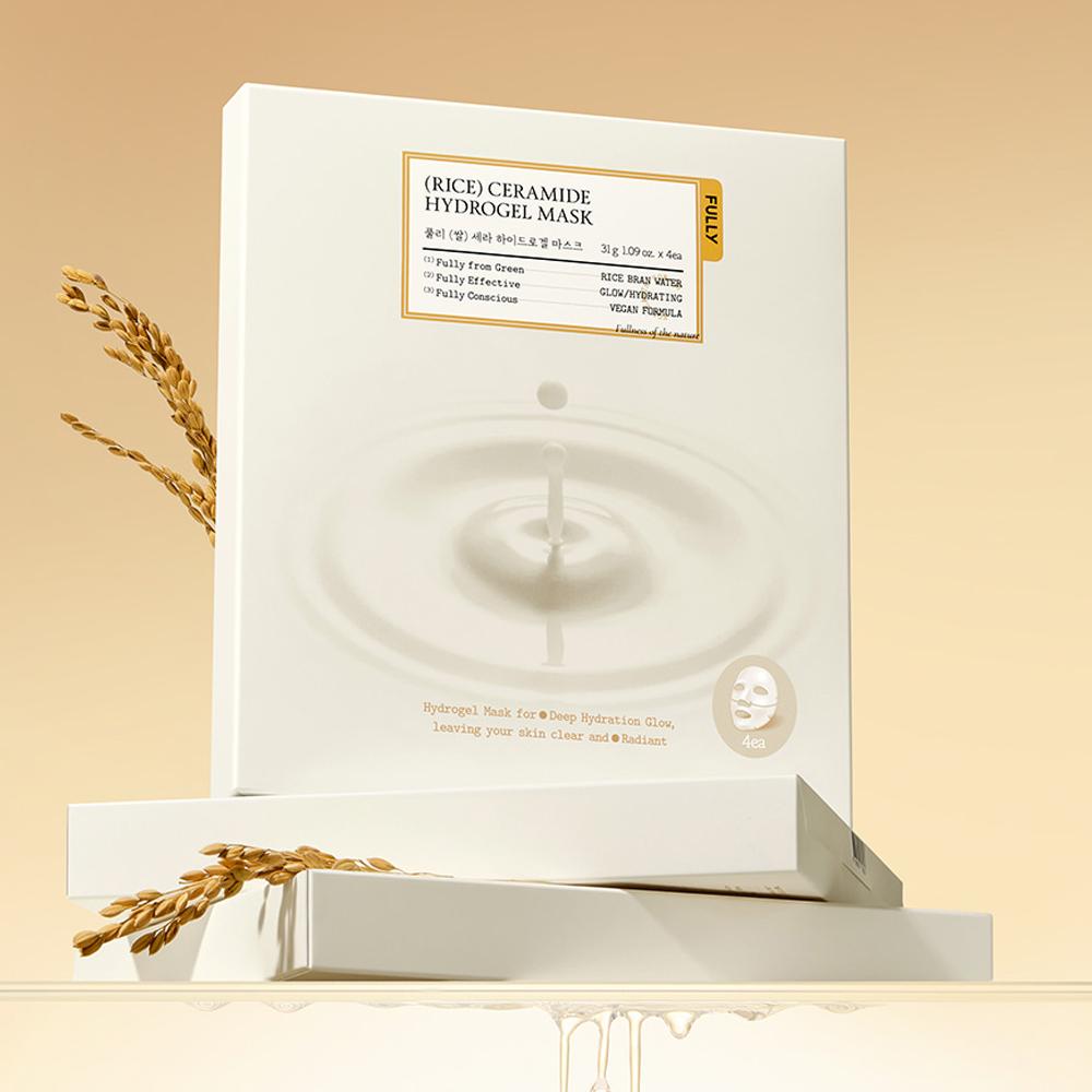 FULLY Maska hydrożelowa z ceramidami ryżowymi 31g*4szt.